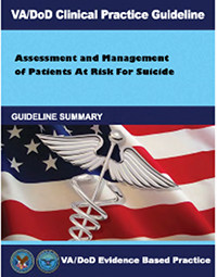Cover for the Clinical Practice Guideline Assessment and Management of Patients at Risk for Suicide